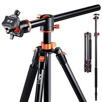 K&F Concept Mini Desktop Tripod, 20.5''/ 52cm Compact Desk Tripod with 360 Ball Head, 1/4'' Quick Release Plate for Camera Video Camcorder, Load up to 13.22 lbs/6 KG