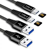 USB Type C Cable Fast Charge,Charger Cable For Samsung Galaxy S20 Plus Ultra A51 A71 A50 A21 A30 A41 A90 5G,iPad Pro 2018,Sony Xperia XZ,HTC 10/U11,OnePlus 5T 6T,Huawei P9,3A Charging Lead Cord