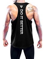 Boyzn Men's 1 or 3 Pack Y-Back Workout Tank Tops, Dry-Fit Athletic Muscle Sports Tank Top, Summer Breathable Mesh Vest Top for Men, Gym Fitness Bodybuilding Sleeveless T-Shirts for Training Running