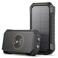 Solar Charger 26800mAh Power Bank Hiluckey Wireless Portable Charger QC3.0 USB C Fast Charging External Battery Pack for Cell Phone Tablets