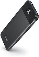 Charmast Power Bank Quick Charge 10400mAh USB C Power Bank Ultra Slim Portable Charger LED Display Power Pack Compatible with Smartphone iPhone Huawei and More