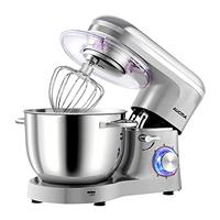 Aucma Stand Mixer, 6.2L Food Mixer 1400W Tilt-Head Electric Kitchen Mixer