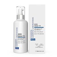 FCL 15% Glycolic Acid AHA lotion 15 for dry, itchy and rough skin | Exfoliating lotion | Removes hard & darkened skin | Hydrates skin | Younger & glowing skin | Non-irritating | Non-comedogenic- 100ml