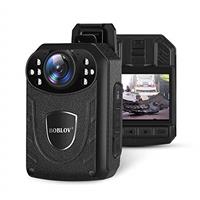 BOBLOV KJ21 Body Camera, 1296P Police Body Worn Cameras Body Cams for Security Support Memory Expand Max 128G Lightweight and Portable Easy to Operate (Card not Included)