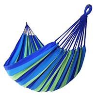 GOCAN Brazilian Double Hammock 2 0r 1 Person Extra Large Canvas Cotton Hammock for Patio Porch Garden Backyard Outdoor and Indoor