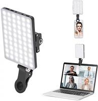 Newmowa USB LED Video Light,3200-5600K 3 Light Modes and Brightness 10-Level Dimmable CRI95+ Selfie 