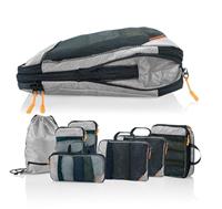 Packing Cubes with Compression for Suitcase and Backpack with Packing Bag