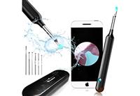 Oxbird Ear Wax Removal Kit Tool with Camera, 1080P Wireless Earwax Camera Ear Camera Otoscope Cleaner Smart Ear Cleaner with Camera and Light for iPhone, Ipad & Android Smart Phones (Black)