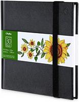 Marker Pads Art Sketchbook, Ohuhu Large Paper Size, 200GSM Heavy Smooth Drawing Papers, 78 Sheets/156 Pages, Hardcover Sketch Book, Specially Designed for Alcohol Markers