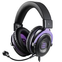 EKSA E900 Wired Gaming Headset for Xbox One - PC Headset with Detachable Noise Cancelling Microphone, 3D Stereo Sound 50mm Driver- Gaming Headphones for Xbox S/X, PS4 PS5, Switch, Laptop (Red)
