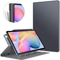 ZtotopCases - Case for Samsung Galaxy Tab S6 Lite 10.4 Inch 2024/2022/2020, Ultra Slim Smart Magnetic Back with Built-in Pencil Holder for SM-P610N/P613N/P615N/P619N/P620N/P625N, Black