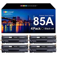 GPC Image Toner Cartridges Replacement for HP 85A CE285A Compatible with P1102W P1102 P1106 M1136 M1130 M1132 M1134 M1212 M1212NF M1213NF M1132MFP M1217NFW P1100 M1134MFP M1136MFP (Black, 4-Pack)