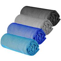 YQXCC 3 Pcs Cooling Towel (120x30 cm) Cool Cold Towel for Neck, Microfibre Ice Towel, Soft Breathable Chilly Towel for Yoga, Golf, Gym, Camping, Running, Workout & More Activities