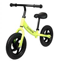 12" Balance Bike Carbon Steel Frame No Pedal Walking Balance Bike Training Bicycle for Kids and Toddlers 2- to 6 Years Old