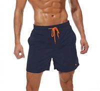 Tansozer Mens Swim Shorts Waterproof Beach Shorts Quick Dry Surfing Shorts with Mesh Lining Swim Trunks