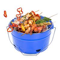 Uten Barbecue Grill, Stainless Steel BBQ, Large Folding Portable BBQ Grill, Charcoal Grill for Outdoor Cooking Camping Hiking Picnics