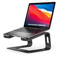 NULAXY Laptop Stand for Desk, Aluminum Laptop Riser, Ventilated Computer Stand Compatible with MacBook Pro/Air, Dell XPS, HP, Lenovo More 10-15.6 Laptops