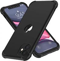 ORETECH Compatible with iPhone 11 Case, with [2 x Tempered Glass Screen Protector] 360 Shockproof Heavy Duty Protection Ultra Thin Hard PC Silicone TPU Rubber Bumper Cover for iPhone 11(2019)
