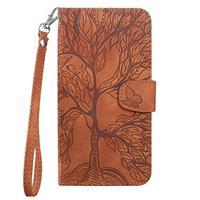 Aisenth Embossed Tree Butterfly Wallet Flip Case FOR IPHONE SERIES