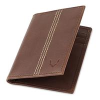 PELLE TORO Minifold Leather Credit Card Holder Wallet for Men, Thin RFID Blocking Contactless Card Protector, Handmade Minimalist Slim Mens Card Wallet in Mens Gift Box