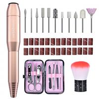 MelodySusie PC120I Nail Drill 20000RPM for Beginners, Compact Electric Nail Files Machine Manicure Pedicure Set for Acrylics Nails and Gel Nails