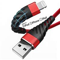 [MFi Certified] iPhone Charger Cable 3m, 2 Pack-Lightning Cable 10ft Extra Long 10 Feet Nylon USB Charging&Syncing Cord for Apple iPhone 11/11Pro/11Max/X/XS/XR/XS Max/8/7/6/5S