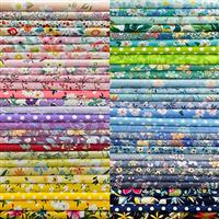 100% Cotton Fabric Bundles for Quilting Sewing DIY & Quilt Beginners, Quilting Fabric Squares