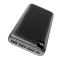 Power Bank 26800mAh Portable Charger, Riapow Fast Charging Battery Pack 3.0A USB C Input & Output with LCD Display 4 Outputs for iPhone, Samsung, Tablet and More