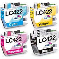 KINGWAY LC3219XL Ink Cartridges for Brother LC3217 LC3219XL Ink Cartridges Multipack