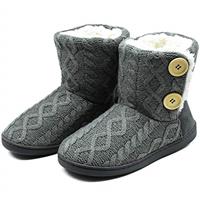 ONCAI Slippers Women Comfort Knit Fleece Boot Slippers Memory Foam Winter Warm Ladies Bedroom Slippers