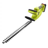 Cordless Hedge Trimmer with Cover, DEWINNER 20V 2 * 2000mAh Lithium ion Battery, Electric Cutter, 65CM Blade, Cutting Length 51cm, 16 mm Tooth Opening Capacity, 1Hr Fast Charger.