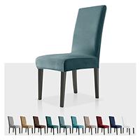 MAXIJIN Stretch Velvet Chair Covers for Dining Chairs Set of 2 Removable Velour Dining Chair Covers Plush Chair Slip Covers for Dining Room,Hotel,Kitchen,Ceremony