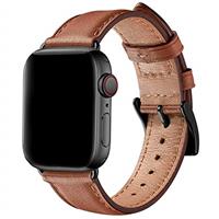 SUNFWR Leather Straps for Apple Watch Strap 44mm 40mm 49mm 42mm 46mm 41mm 38mm, Men Women Replacement Genuine Leather Strap for iWatch Series Ultra 10 9 8 7 6 5 4 3 2 1/SE
