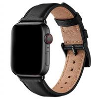 SUNFWR Leather Straps for Apple Watch Strap 44mm 40mm 49mm 42mm 46mm 41mm 38mm, Men Women Replacement Genuine Leather Strap for iWatch Series Ultra 10 9 8 7 6 5 4 3 2 1/SE