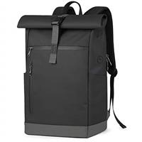 Inateck RollTop Backpack Men Women 25L-30L Bicycle Backpack Laptop Backpack School Backpack for University Bicycle Leisure Job Sports Travel Cycling Stylish Daypack with 17 Inch Laptop Compartment