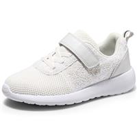Girls Trainers Kids Athletic Shoes Toddlers Glitter Casual Lightweight Sneakers Sports Shoes Breathable Tennis Road Trail Running Shoes