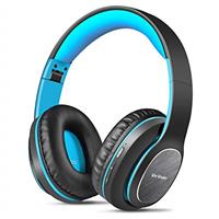 WorWoder 50Hrs Wireless Headphones Over Ear,Hi-Fi Sound Deep Bass Bluetooth Headphones with Mic,Lightweight Wired Headphones with Soft Memory Protein Earmuffs for TV/PC/Phone/Travel