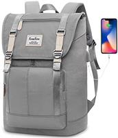 YAMTION 17 Inch Unisex Laptop Backpack for Women and Men,School Backpack for Girls and Boys,Backpack with USB Charging Port for Work University and Travel