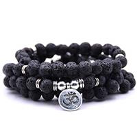 8mm Mala Beads 108 Meditation Bracelet Necklace with Tree of