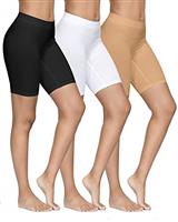 YADIFEN Womens Safety Anti Chafing Shorts Seamless Chub Rub Shorts Long Briefs Ladies Breathable Knickers Underwear Women's Boxer BoyShort Leggings for Under Skirt/Dresses Shorts Multipack