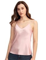 LilySilk Silk Camisole for Women 100% Pure Silk Vest Tops Cami Tank Spaghetti Straps Ladies T-Shirt Tees Blouse