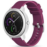Vobafe 20mm Strap for Garmin Vivoactive 3/3 Music/Venu/Venu 2 Plus/sq/sq 2/Forerunner 245/645/55, Soft Silicone Watch Band Replacement for Garmin Vivomove HR/Instinct 2S/Fenix 7S