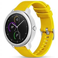 Vobafe 20mm Strap for Garmin Vivoactive 3/3 Music/Venu/Venu 2 Plus/sq/sq 2/Forerunner 245/645/55, Soft Silicone Watch Band Replacement for Garmin Vivomove HR/Instinct 2S/Fenix 7S
