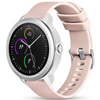 Vobafe 20mm Strap for Garmin Vivoactive 3/3 Music/Venu/Venu 2 Plus/sq/sq 2/Forerunner 245/645/55, Soft Silicone Watch Band Replacement for Garmin Vivomove HR/Instinct 2S/Fenix 7S