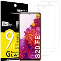 NEW'C 3 Pack Designed for Samsung Galaxy S20 FE / S20 FE 5G Screen Protector Tempered Glass,Case Friendly Scratch-proof, Bubble Free, Ultra Resistant