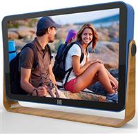 KODAK Digital Photo Frame WiFi 10 inch -1013W, HD IPS Touch Screen, Classic Wood Electronic Picture Frame with Cloud Storage, 16GB Internal Memory, Share Picture Music Video Instantly via Email or App
