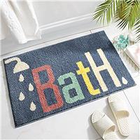 THRILRUG Bathroom Rug mat,Non-Slip Soft Microfiber Washable Water Absorbent Colourful Cute Bath mats Rugs Set for Bathroom,Kids,Indoor,tub and Shower