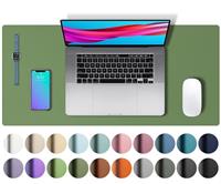Leather Desk Pad Protector,Mouse Pad,Office Desk Mat,Non-Slip PU Leather Desk Blotter,Laptop Desk Pad,Waterproof Desk Writing Pad for Office and Home