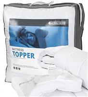Acrali Home Quilted Fitted Mattress Topper Double Bed Heavy filled Mattress Protector Pad for Sofa Caravan Campervan Cooling Mattress Topper Size (137X190+38cm)