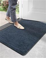 DEXI Dirt Trapper Door Mat, Non-slip Barrier Mats for Indoor and Outdoor, Super Absorbent Entrance Rug Machine Washable Soft Floor Mat Carpet